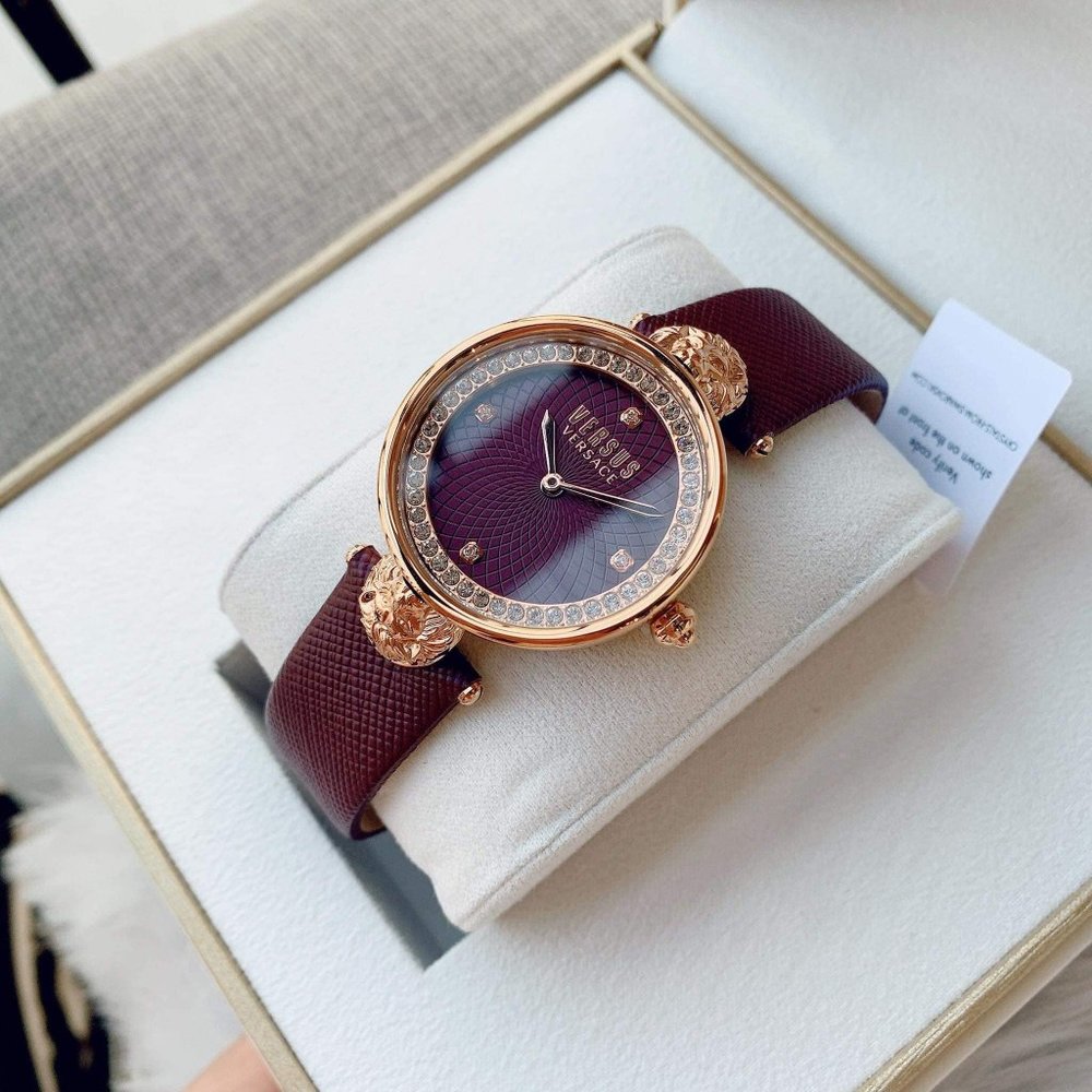Sale! New! Versace Versus Purple Rare Mosaic Watch